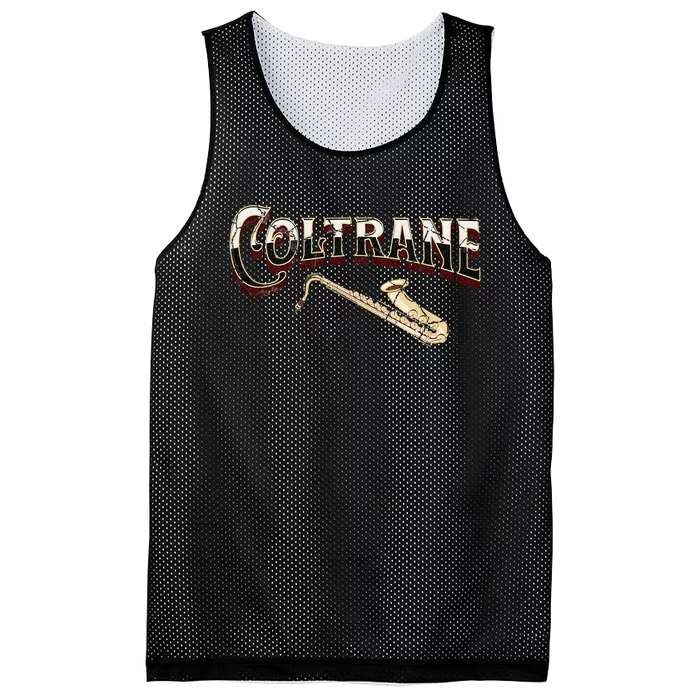 Yes I Speak Coltrane Jazz Music Lover Mesh Reversible Basketball Jersey Tank