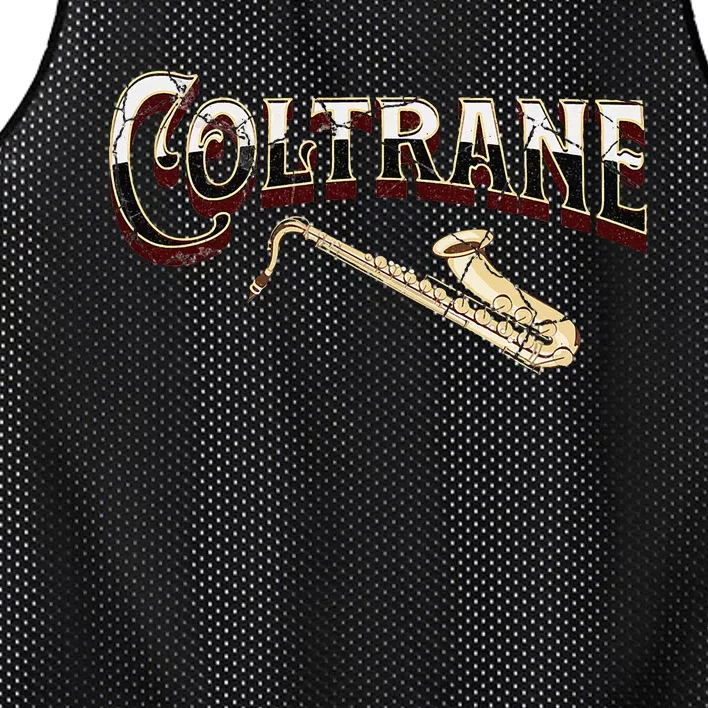 Yes I Speak Coltrane Jazz Music Lover Mesh Reversible Basketball Jersey Tank