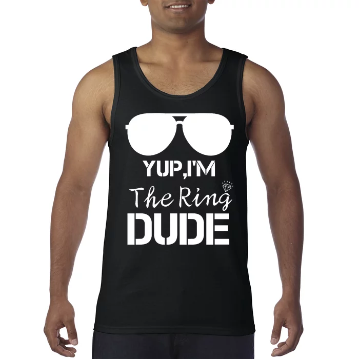 Yup I'm The Ring Dude | Cool Ring Bearer Wedding Gift Tank Top