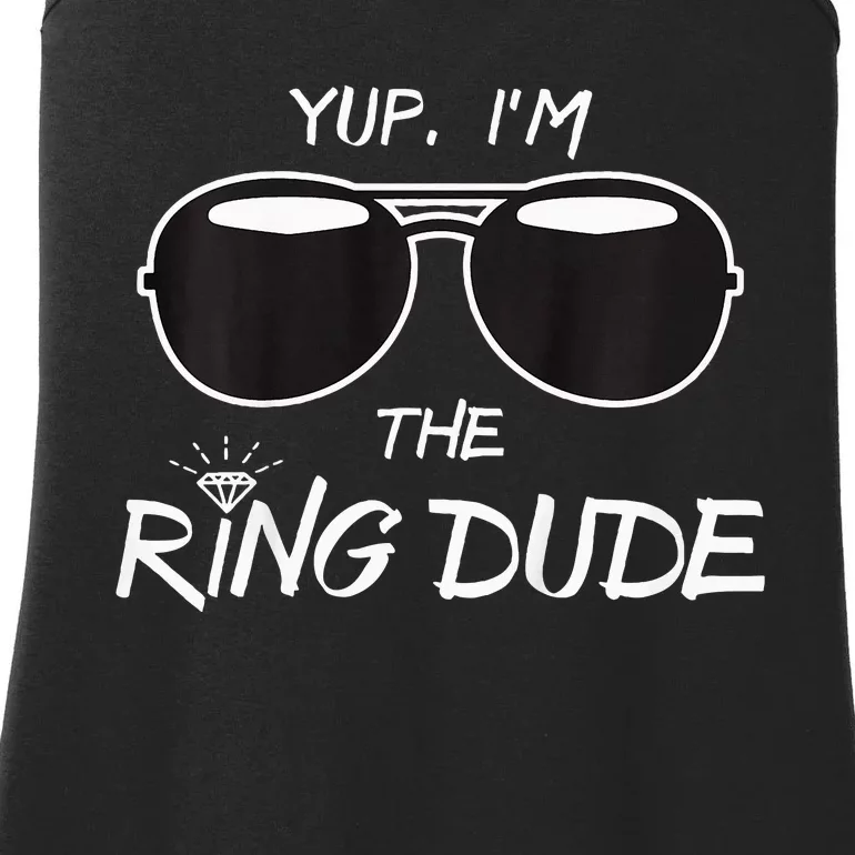 Yup IM The Ring Dude Funny Ring Bearer Ladies Essential Tank