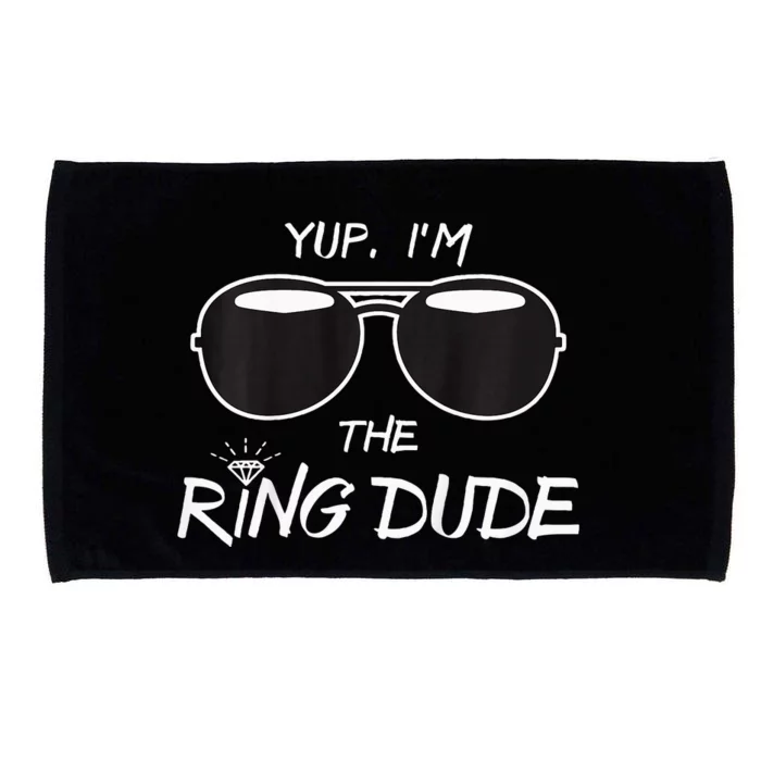 Yup IM The Ring Dude Funny Ring Bearer Microfiber Hand Towel