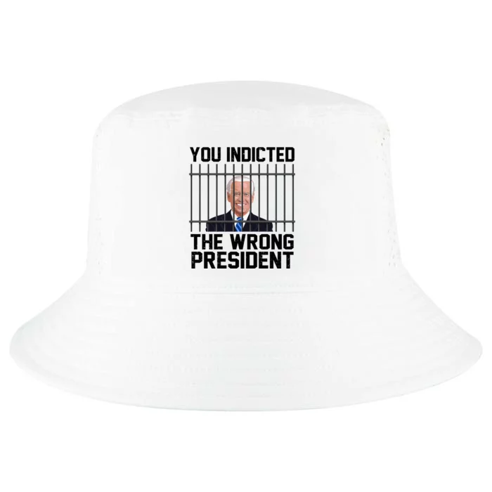 You Indicted The Wrong President Joe Biden Funny Cool Comfort Performance Bucket Hat