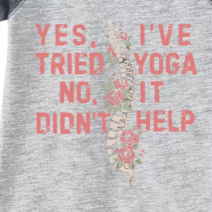 Yes IVe Tried Yoga Chronic Invisible Illness Infant Baby Jersey Bodysuit