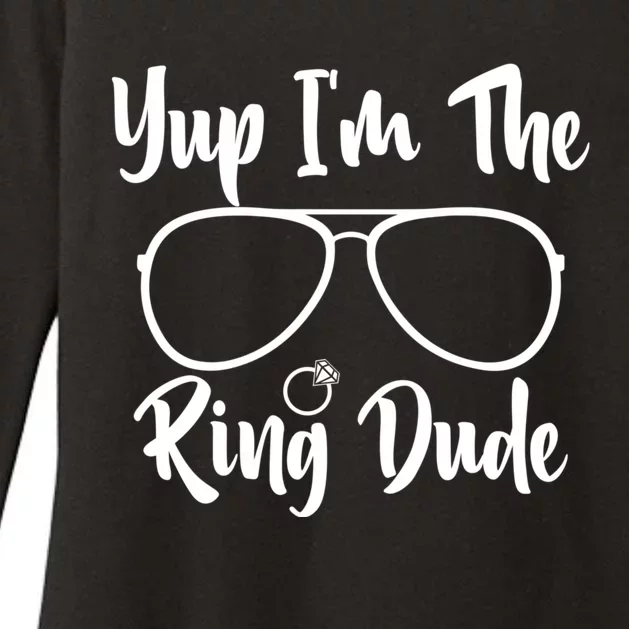 Yup Im The Ring Dude Funny Ring Bearer Wedding Gift Womens CVC Long Sleeve Shirt