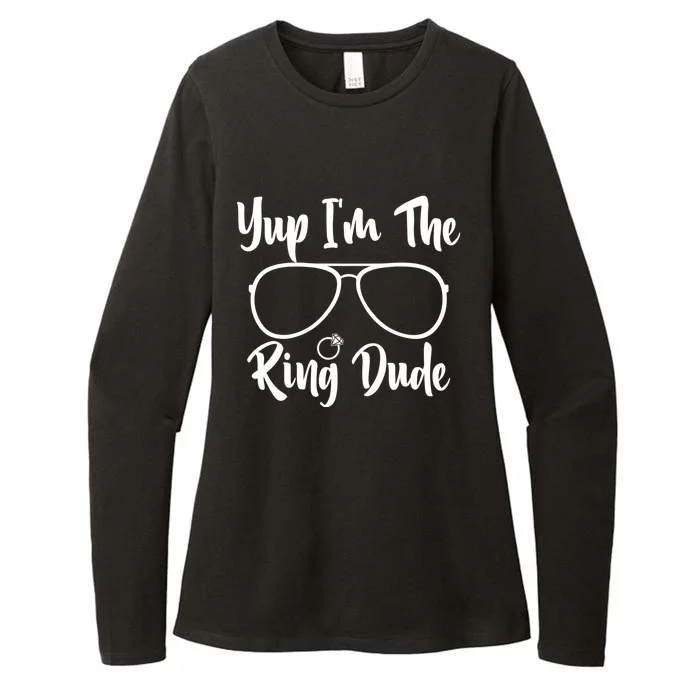 Yup Im The Ring Dude Funny Ring Bearer Wedding Gift Womens CVC Long Sleeve Shirt