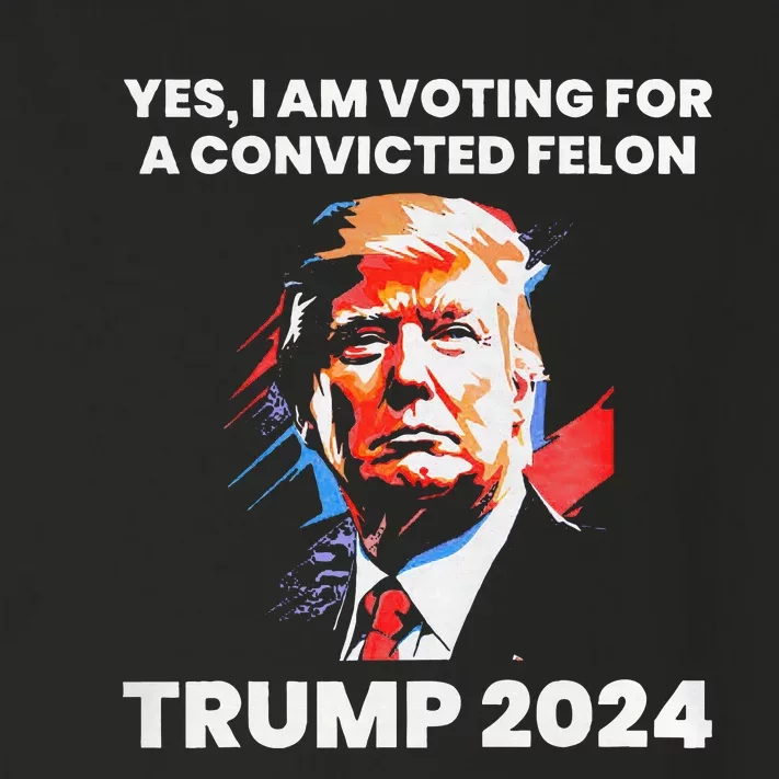 Yes IM Voting For The Convicted Felon Trump 2024 Toddler Long Sleeve Shirt