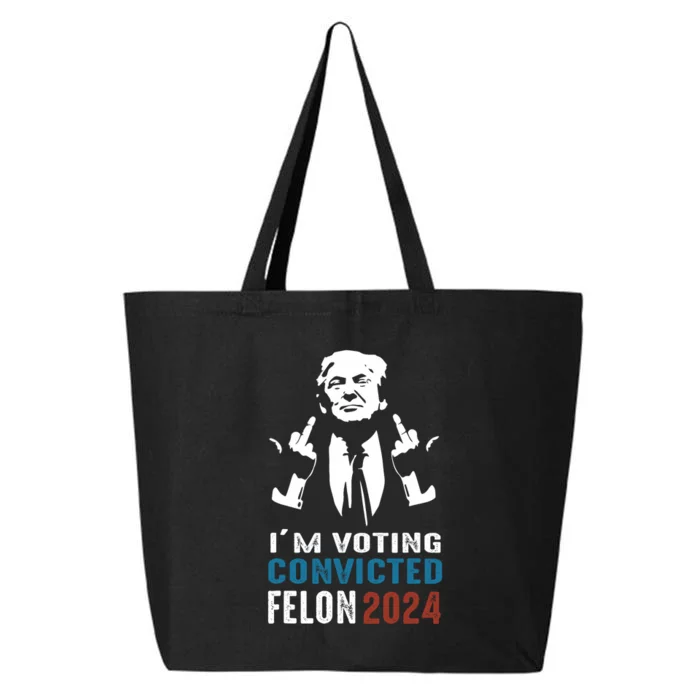 Yes IM Voting Convicted Felon 2024 25L Jumbo Tote