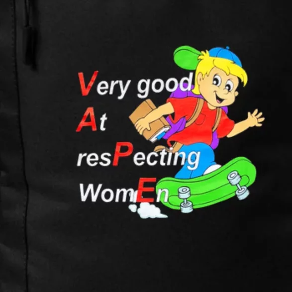 Yeah I Vape Very Good At Respecting Women Funny Daily Commute Backpack