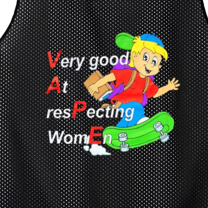 Yeah I Vape Very Good At Respecting Women Funny Mesh Reversible Basketball Jersey Tank