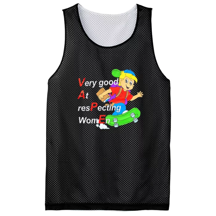 Yeah I Vape Very Good At Respecting Women Funny Mesh Reversible Basketball Jersey Tank