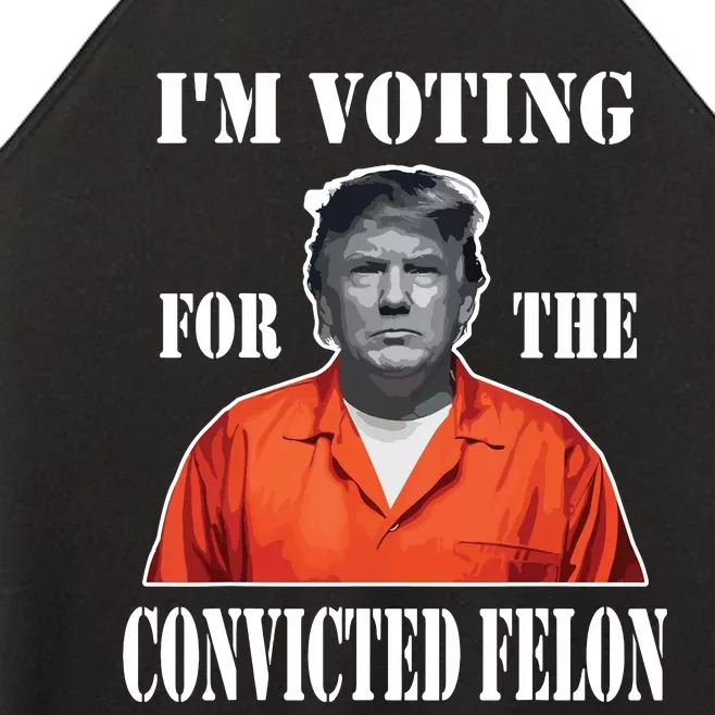 Yes Im Voting Convicted Felon 2024 Women’s Perfect Tri Rocker Tank