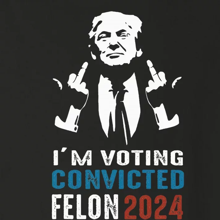 Yes IM Voting Convicted Felon 2024 Toddler Long Sleeve Shirt