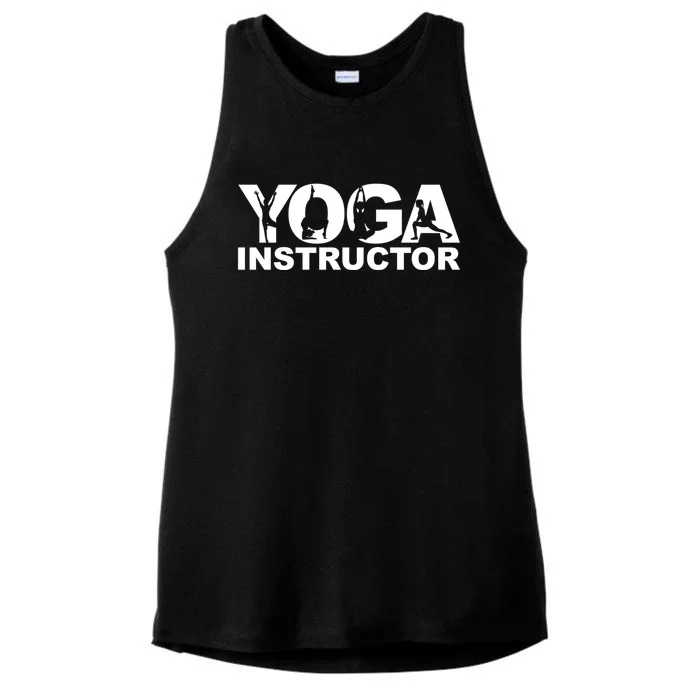 Yoga Instructor Yoga Teacher Yoga Instructors Gift Ladies Tri-Blend Wicking Tank