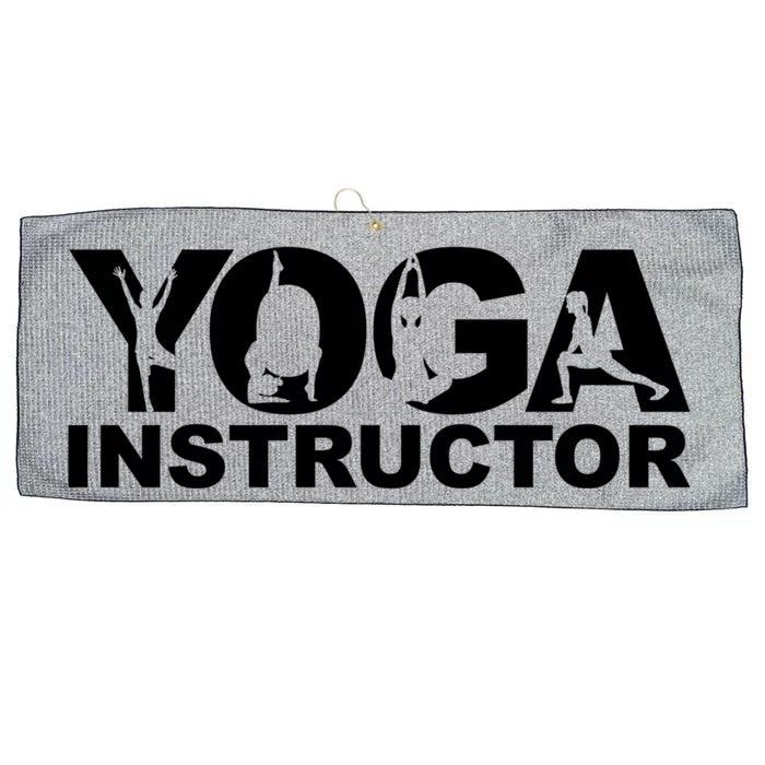 Yoga Instructor Yoga Teacher Yoga Instructors Gift Large Microfiber Waffle Golf Towel