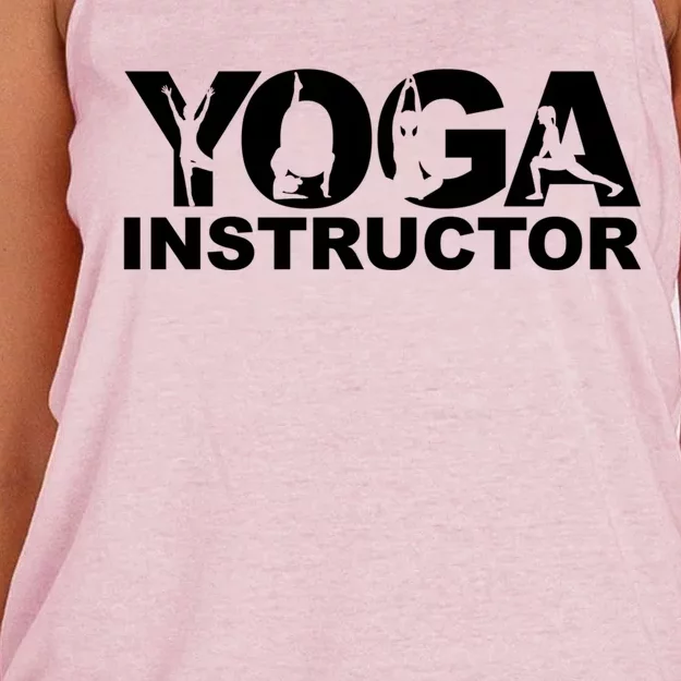 Yoga Instructor Yoga Teacher Yoga Instructors Gift Women's Knotted Racerback Tank