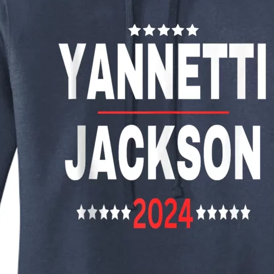 Yannetti Jackson 2024 Vote For Your Favorite Defense Team Women's Pullover Hoodie