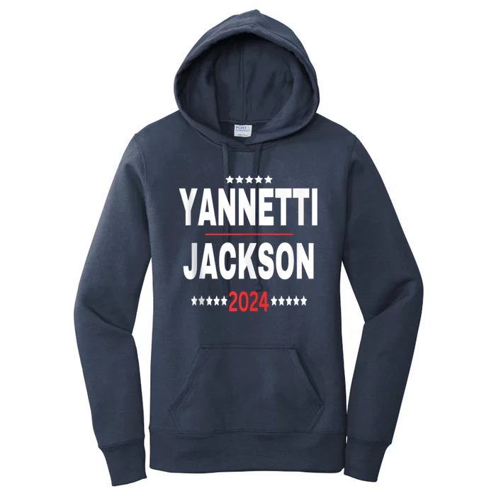 Yannetti Jackson 2024 Vote For Your Favorite Defense Team Women's Pullover Hoodie