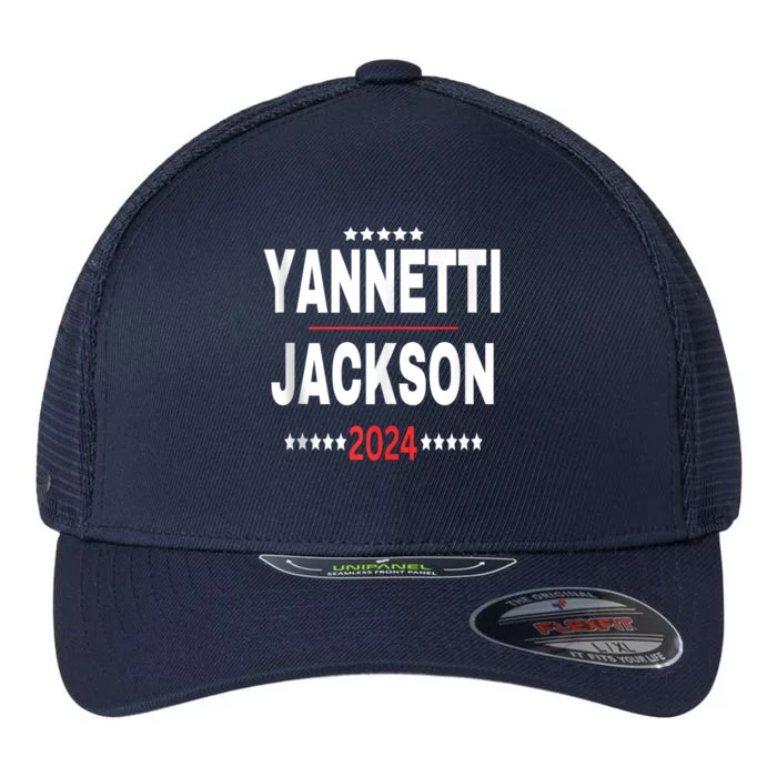 Yannetti Jackson 2024 Vote For Your Favorite Defense Team Flexfit Unipanel Trucker Cap