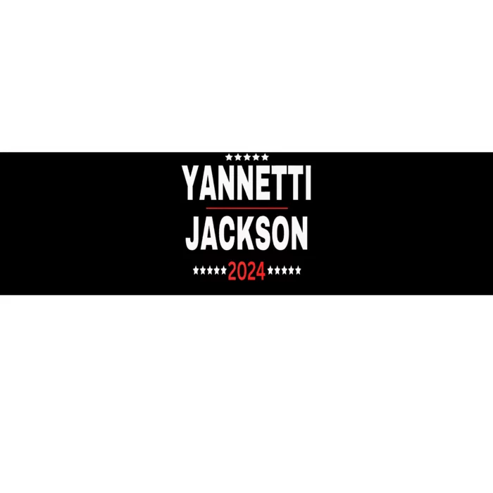 Yannetti Jackson 2024 Vote For Your Favorite Defense Team Bumper Sticker