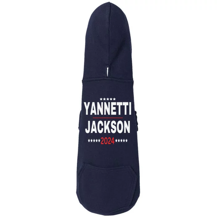 Yannetti Jackson 2024 Vote For Your Favorite Defense Team! Premium Doggie 3-End Fleece Hoodie