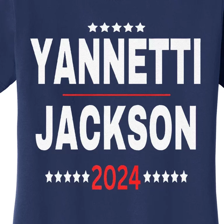 Yannetti Jackson 2024 Vote For Your Favorite Defense Team! Premium Women's T-Shirt