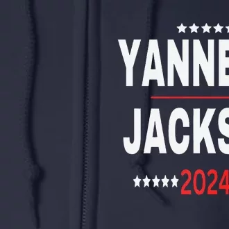 Yannetti Jackson 2024 Vote For Your Favorite Defense Team! Premium Full Zip Hoodie