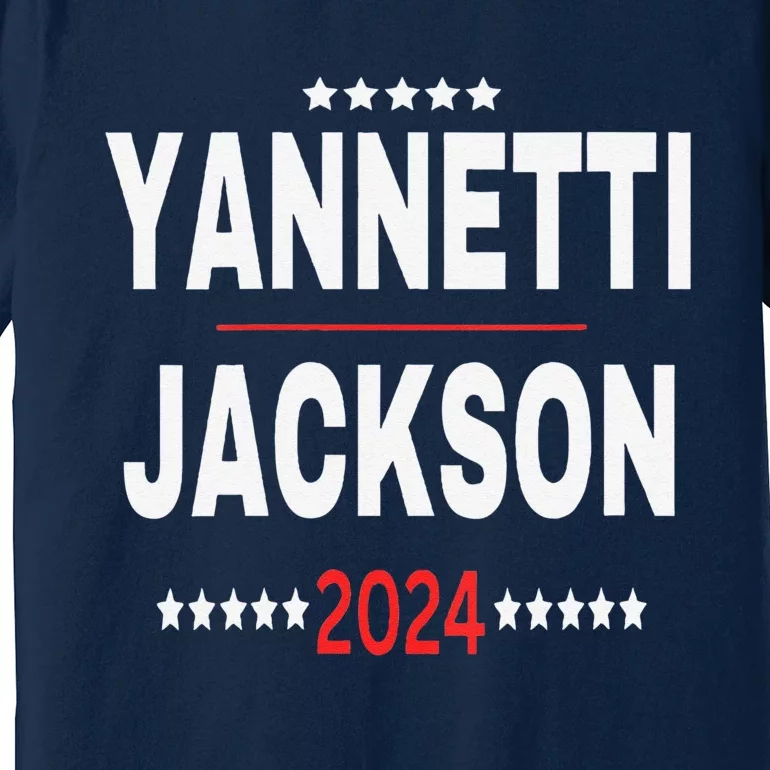 Yannetti Jackson 2024 Vote For Your Favorite Defense Team! Premium T-Shirt