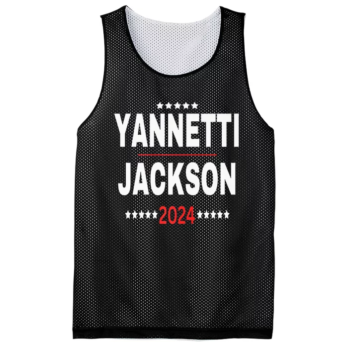 Yannetti Jackson 2024 Vote For Your Favorite Defense Team Mesh Reversible Basketball Jersey Tank