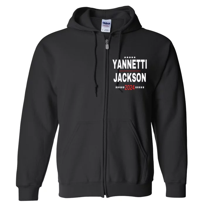 Yannetti Jackson 2024 Vote For Your Favorite Defense Team Full Zip Hoodie