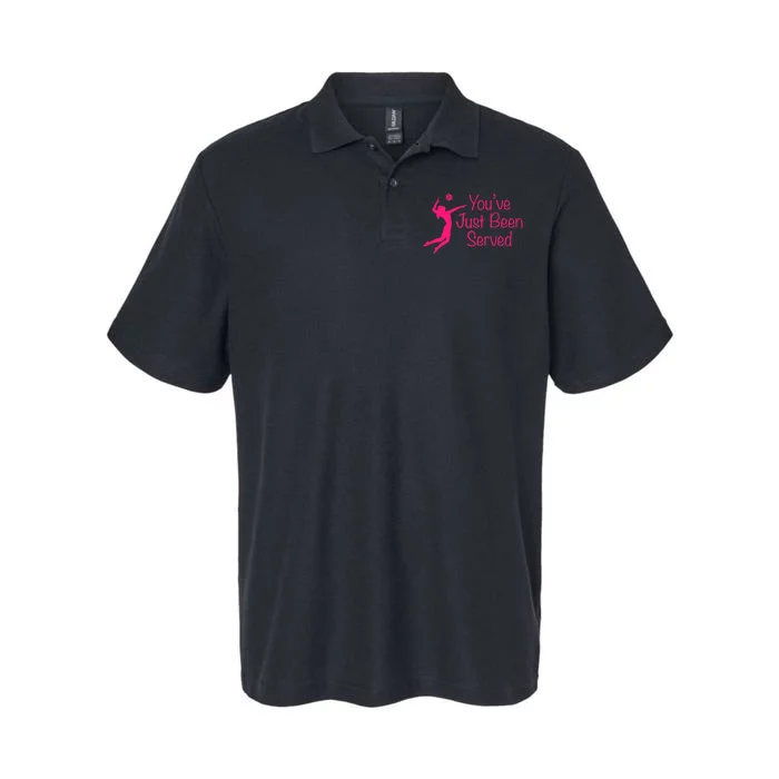 You've Just Been Served Volleyball Softstyle Adult Sport Polo