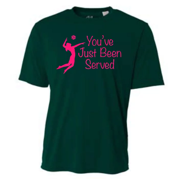 You've Just Been Served Volleyball Cooling Performance Crew T-Shirt