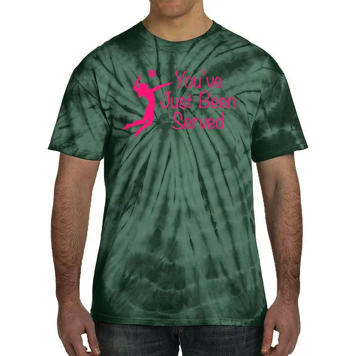 You've Just Been Served Volleyball Tie-Dye T-Shirt