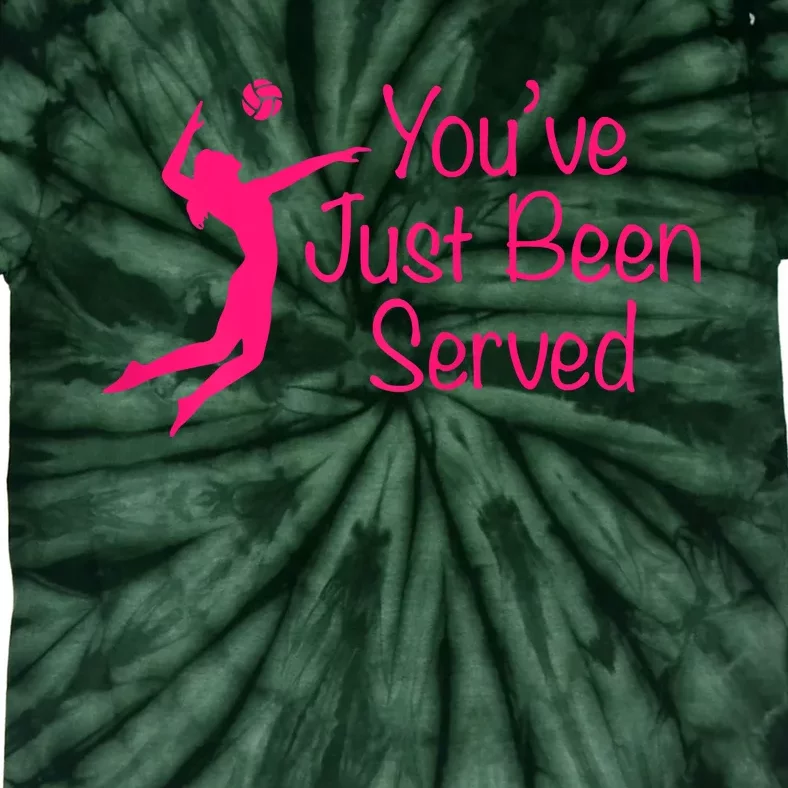 You've Just Been Served Volleyball Tie-Dye T-Shirt