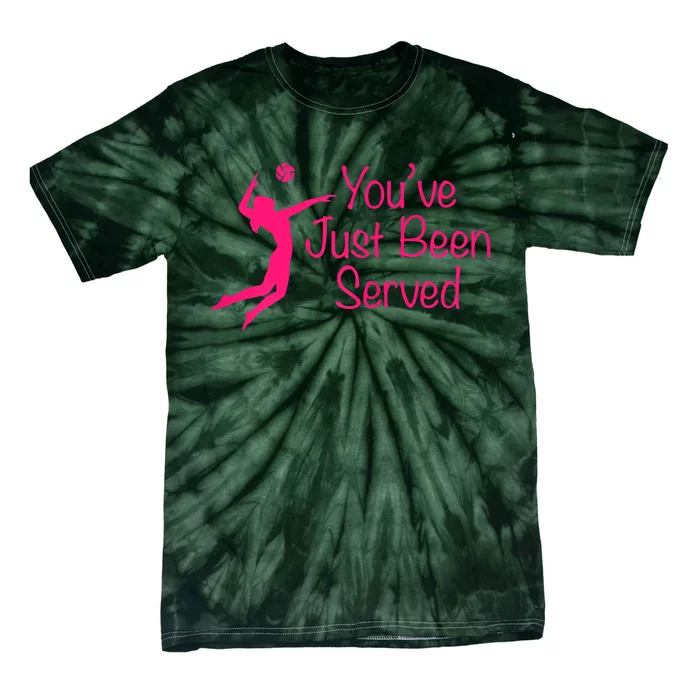 You've Just Been Served Volleyball Tie-Dye T-Shirt