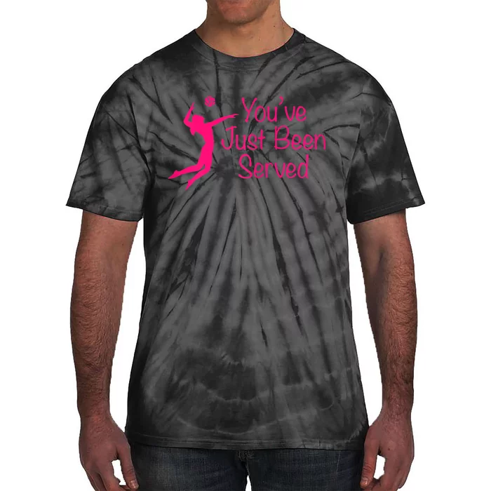 You've Just Been Served Volleyball Tie-Dye T-Shirt