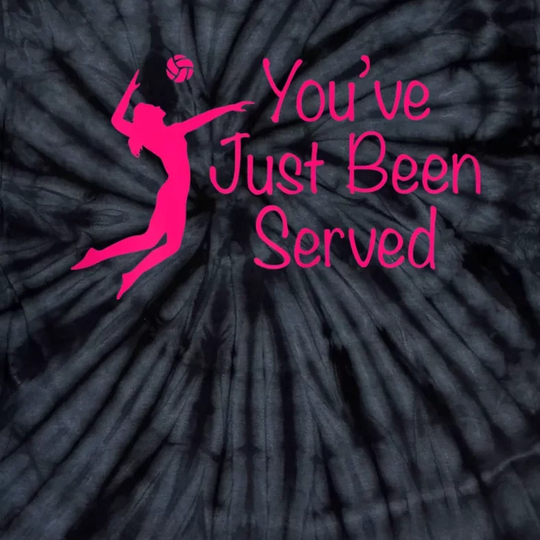 You've Just Been Served Volleyball Tie-Dye T-Shirt