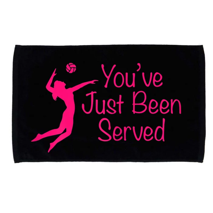 You've Just Been Served Volleyball Microfiber Hand Towel