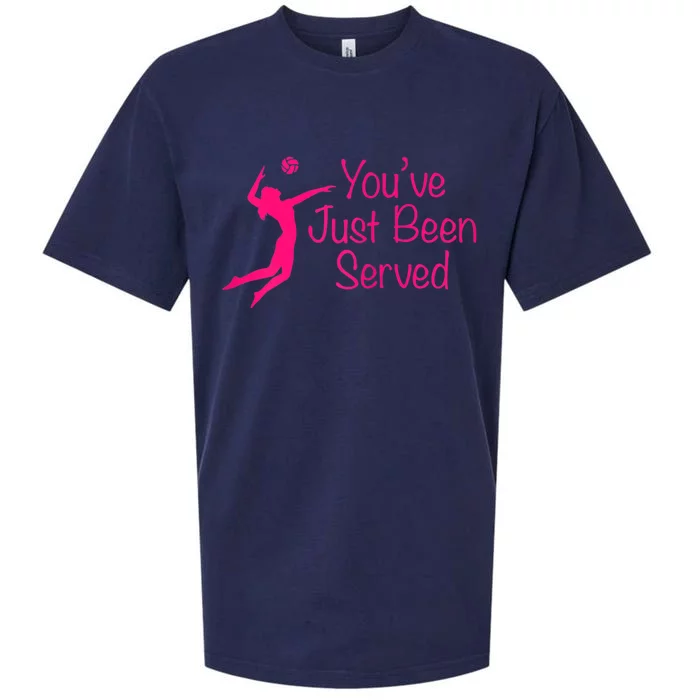 You've Just Been Served Volleyball Sueded Cloud Jersey T-Shirt