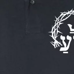 Yeshua Jesus Crown In Hebrew Name Christian Softstyle Adult Sport Polo