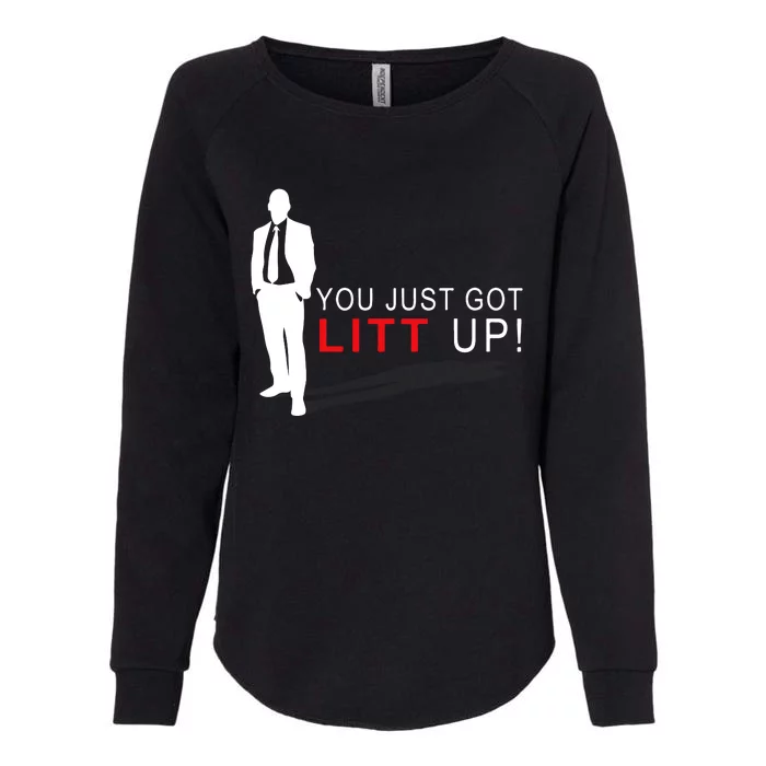 You Just Got Litt Up Litt Up Your Style With Litt Up Womens California Wash Sweatshirt