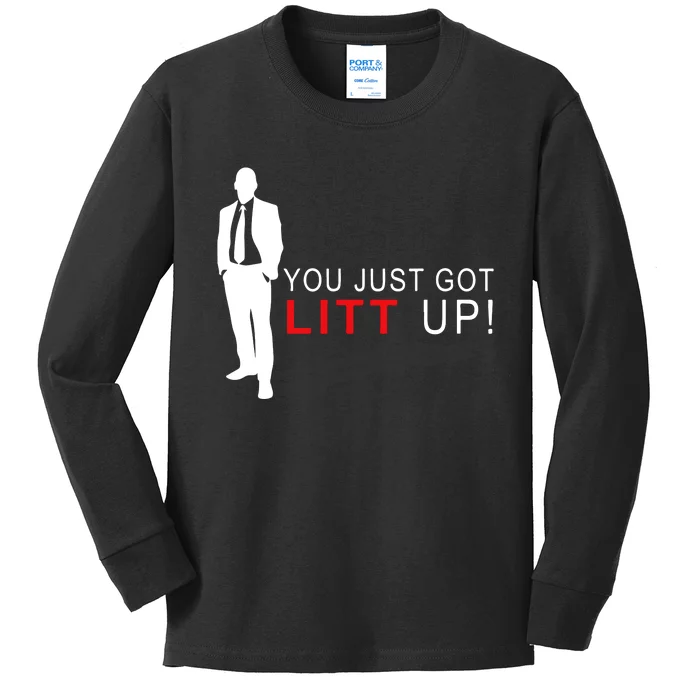 You Just Got Litt Up Litt Up Your Style With Litt Up Kids Long Sleeve Shirt