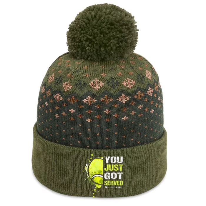 You Just Got Served Tennis The Baniff Cuffed Pom Beanie