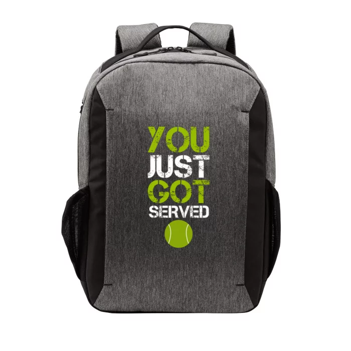 You Just Got Served Tennis Player Vector Backpack