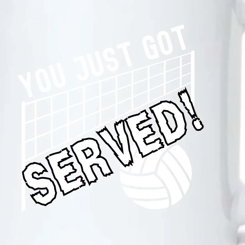 You Just Got Served Funny Volleybally Black Color Changing Mug