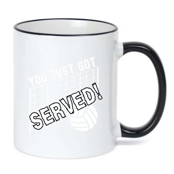 You Just Got Served Funny Volleybally Black Color Changing Mug