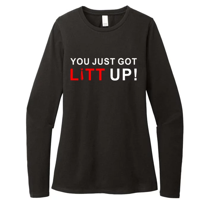 You Just Got Litt Up Womens CVC Long Sleeve Shirt