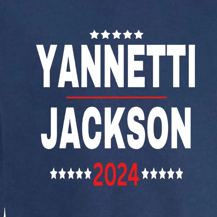 Yannetti Jackson Vote For Your Favorite Defense Team 2024 Garment-Dyed Sweatshirt