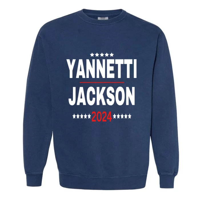 Yannetti Jackson Vote For Your Favorite Defense Team 2024 Garment-Dyed Sweatshirt