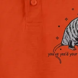 You Just YeeD Your Last Haw Shirts Cowboy Possum Meme Dry Zone Grid Performance Polo