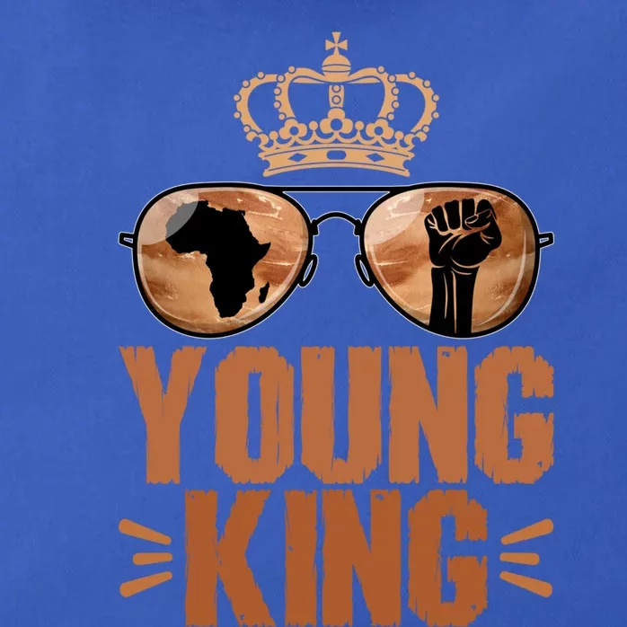 Young King 1865 Juneteenth Black History African Funny Gift Zip Tote Bag